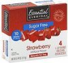 Essential Everyday gelatin dessert strawberry, naturally fat free, sugar free Calories