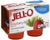 Jell-o gelatin snacks low calorie, strawberry-kiwi Calories