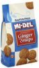 MI-DEL ginger snaps Calories