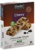 Essential Everyday granola bar chewy, chocolate chunk Calories