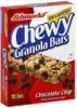Schnucks  granola bars chewy, chocolate chip Calories