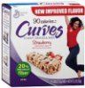 Curves granola bars chewy, strawberry Calories