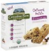 Cascadian Farm granola bars organic, oatmeal raisin, kid-sized Calories