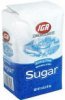 IGA granulated sugar extra fine Calories