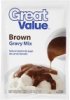 Great Value gravy mix brown Calories