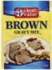 Clear Value gravy mix brown Calories