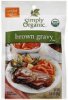 Simply Organic gravy mix brown Calories