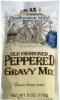 Southeastern Mills gravy mix old fashioned peppered Calories