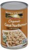 Westbrae Natural great northern beans organic Calories
