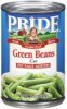 Pride green beans cut Calories