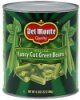 Del Monte green beans fancy cut, blue lake Calories