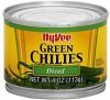Hy-Vee green chilies diced Calories