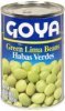 Goya green lima beans Calories