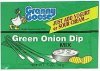 Granny Goose green onion dip mix Calories