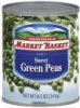 Market Basket green peas sweet, fancy Calories