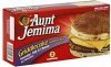 Aunt Jemima griddlecake sandwiches Calories