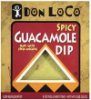 Don Loco guacamole dip spicy Calories