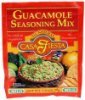 Casa Fiesta guacamole seasoning mix mild Calories