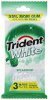 Trident gum sugar free, spearmint Calories