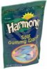 Harmony gummy worms sour Calories