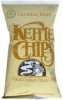 Kettle hand cooked potato chips cheddar beer Calories