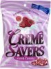 Creme Savers hard candy raspberries & creme Calories