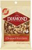 Diamond of California hazelnuts chopped Calories