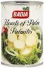 Badia hearts of palm sliced Calories