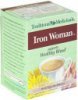 Traditional Medicinals herb teas for women iron woman, caffeine free Calories