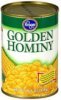 Kroger hominy golden Calories