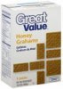 Great Value honey grahams Calories