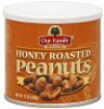 Our Family honey roasted peanuts Calories