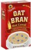 ShopRite hot cereal oat bran Calories