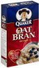 Quaker hot cereal oat bran Calories
