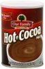 Our Family hot cocoa mix milk chocolate flavor Calories