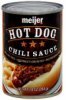 Meijer hot dog chili sauce Calories