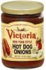 Victoria hot dog onions new york style Calories