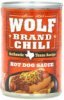 Wolf Brand Chili hot dog sauce Calories