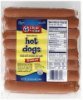Clear Value hot dogs bun length, family pack Calories