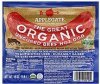 Applegate hot dogs uncured beef, organic Calories