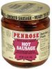 Penrose hot sausage smoked Calories