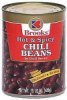 Brooks hot & spicy chili beans in chili sauce Calories