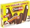 Chocsicle ice cream bar no sugar added Calories