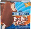 Blue Bunny ice cream bar root beer float Calories