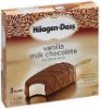 Haagen Dazs ice cream bars vanilla milk chocolate Calories