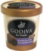 Godiva ice cream, chocolate cheesecake Calories