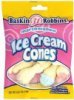 Baskin Robbins ice cream cone shaped marshmallows Calories