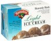 Hannaford ice cream heavenly hash, light Calories