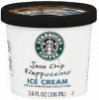 Starbucks Coffee ice cream java chip frappuccino Calories