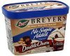 Breyers ice cream no sugar added, peanut butter tracks Calories